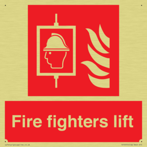 Fire fighters lift